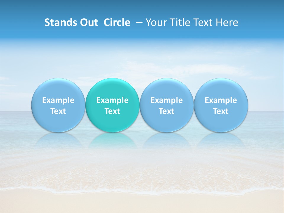 Tropical Peace Sea PowerPoint Template