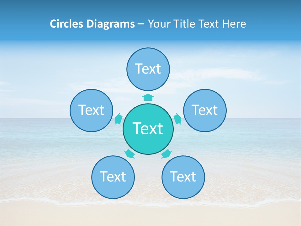 Tropical Peace Sea PowerPoint Template