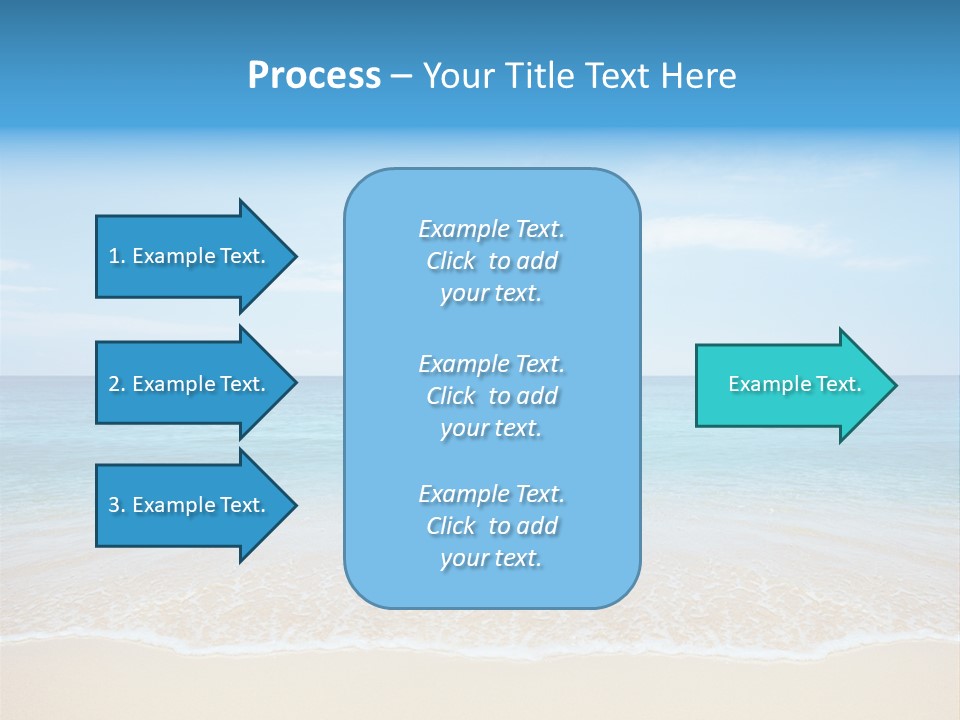 Tropical Peace Sea PowerPoint Template