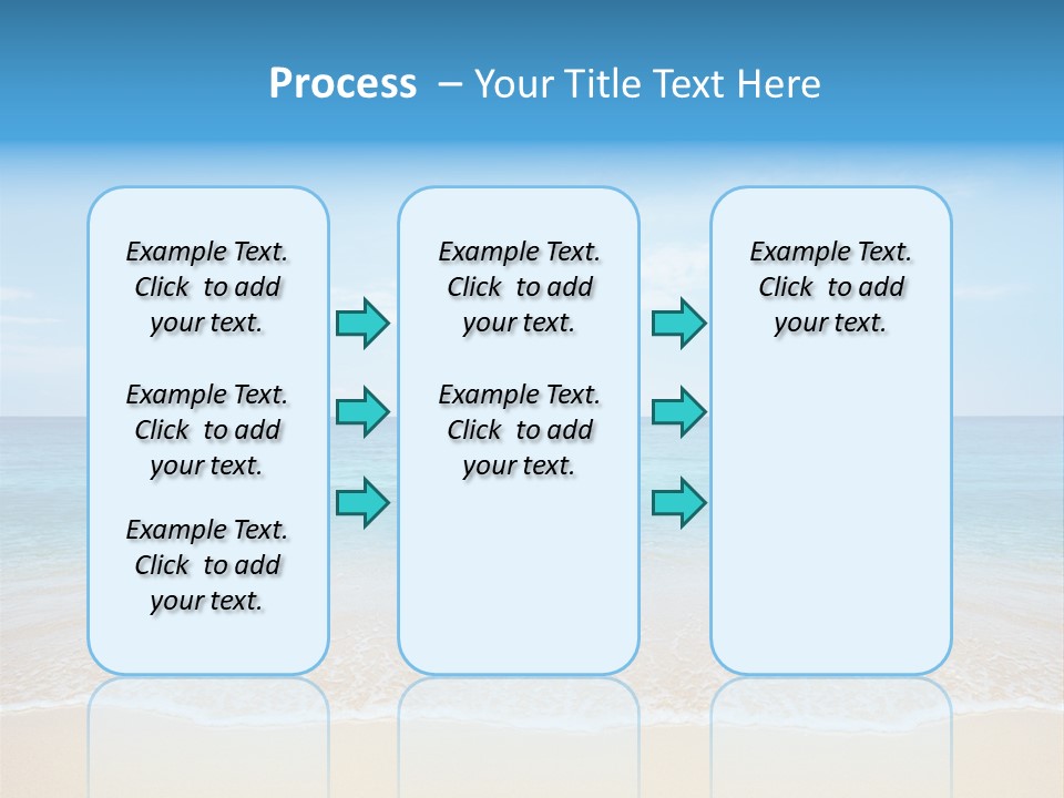 Tropical Peace Sea PowerPoint Template