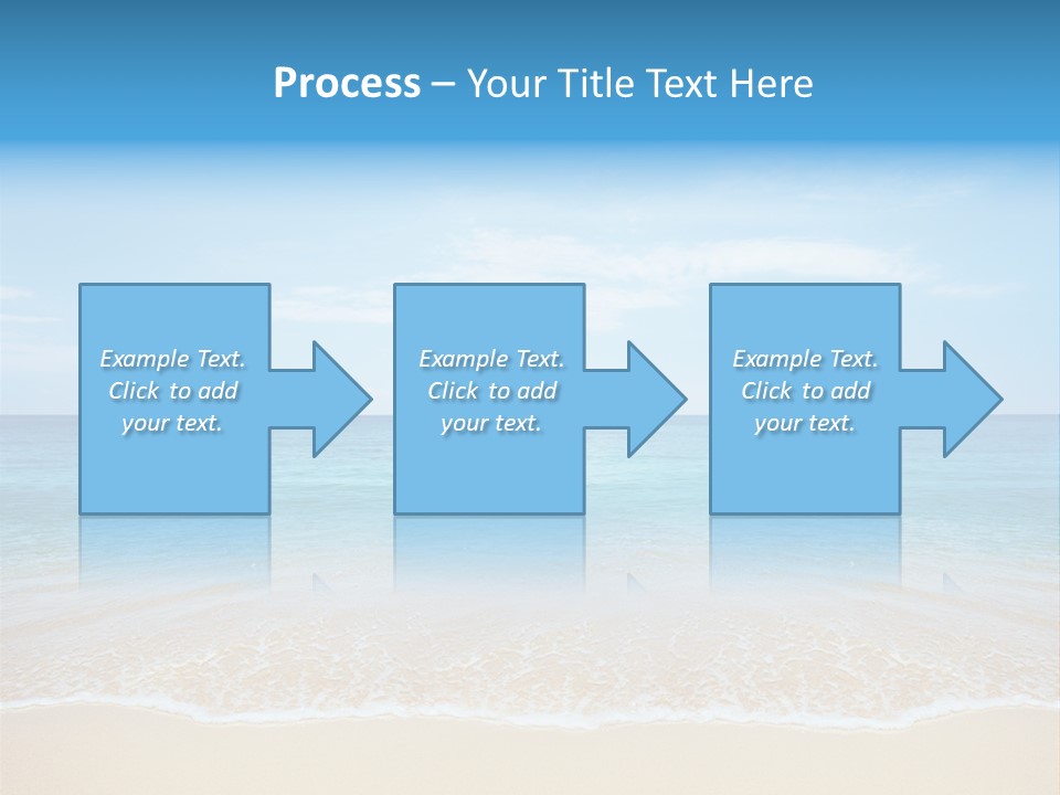 Tropical Peace Sea PowerPoint Template
