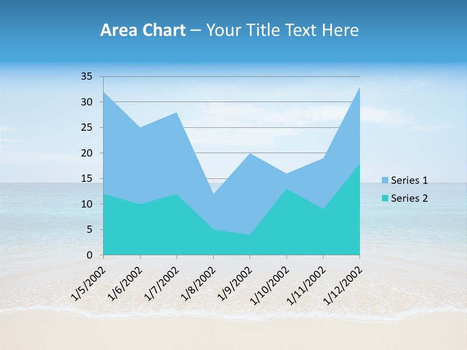 Tropical Peace Sea PowerPoint Template