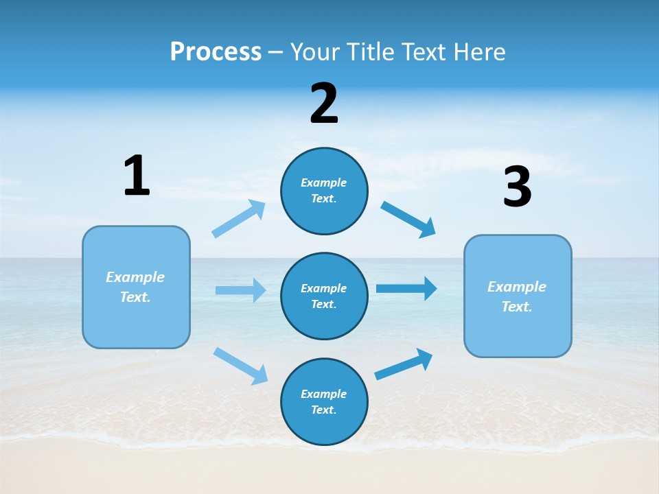 Tropical Peace Sea PowerPoint Template