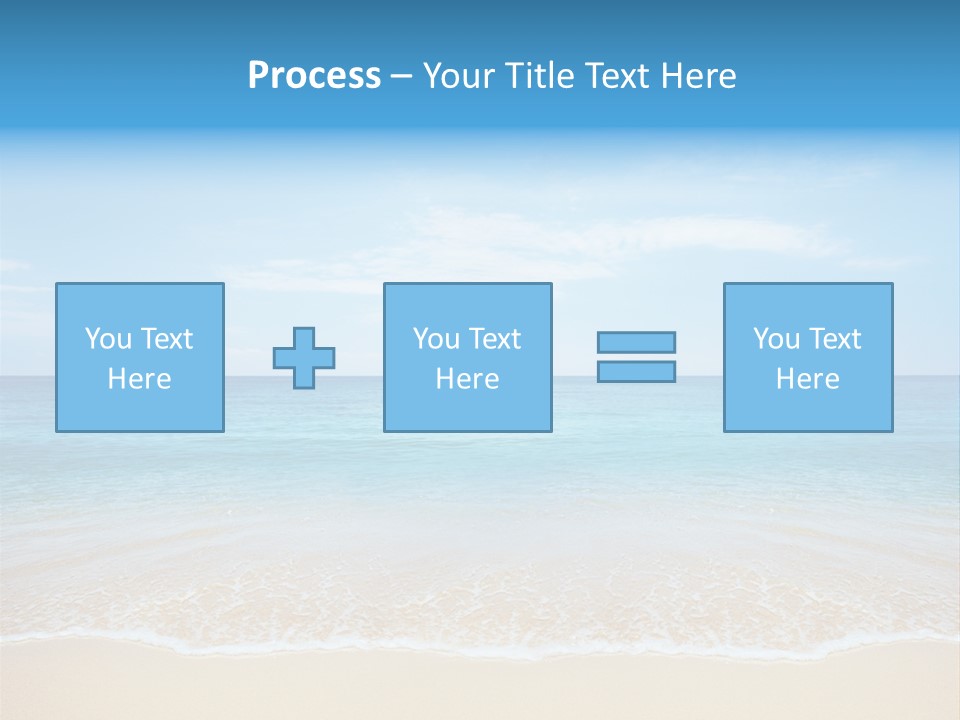 Tropical Peace Sea PowerPoint Template
