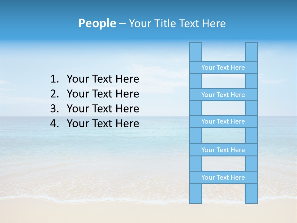 Tropical Peace Sea PowerPoint Template
