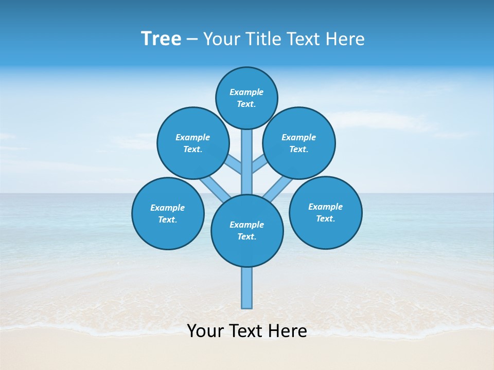 Tropical Peace Sea PowerPoint Template