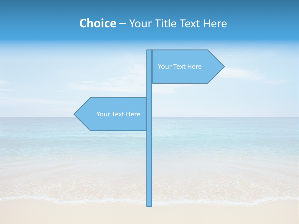 Tropical Peace Sea PowerPoint Template