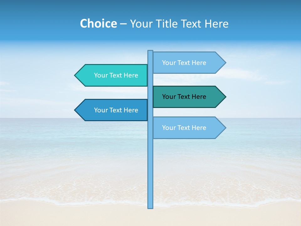 Tropical Peace Sea PowerPoint Template