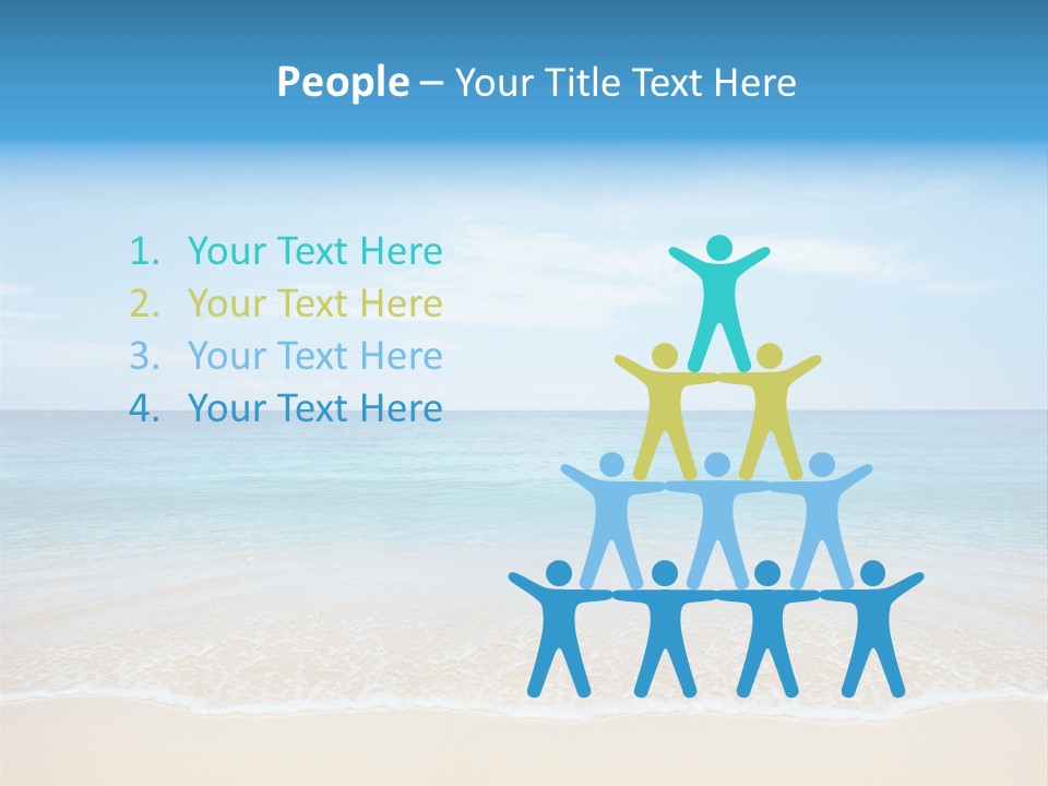 Tropical Peace Sea PowerPoint Template