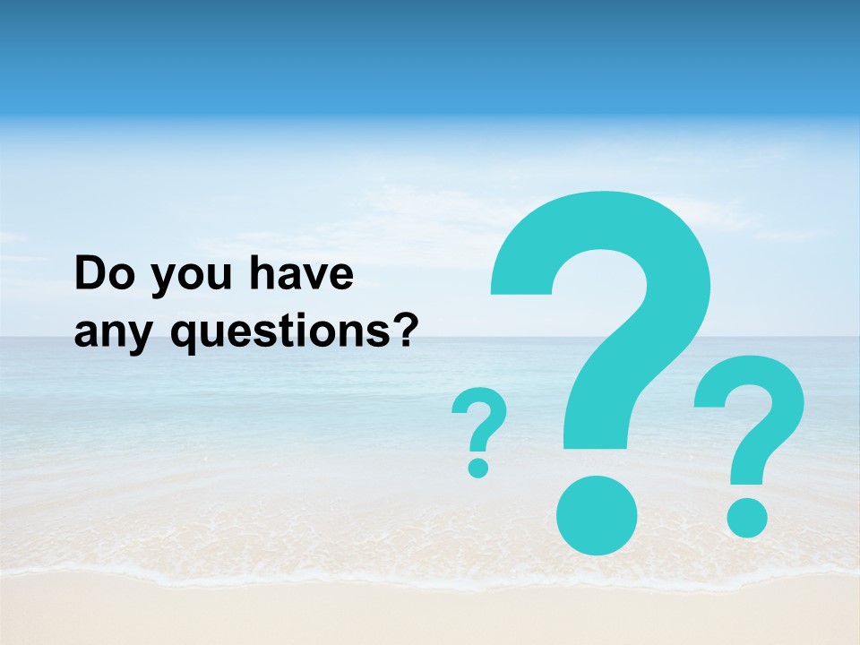 Tropical Peace Sea PowerPoint Template