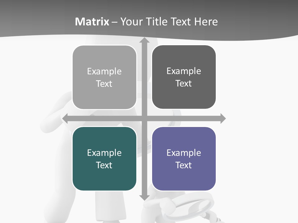 Close Up Render Magnifier PowerPoint Template