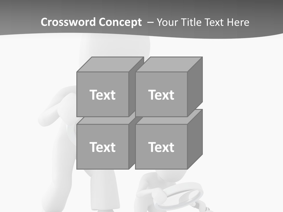 Close Up Render Magnifier PowerPoint Template