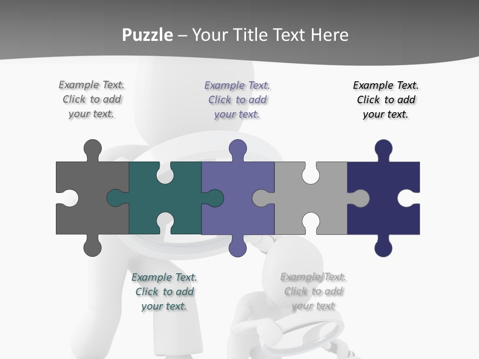Close Up Render Magnifier PowerPoint Template