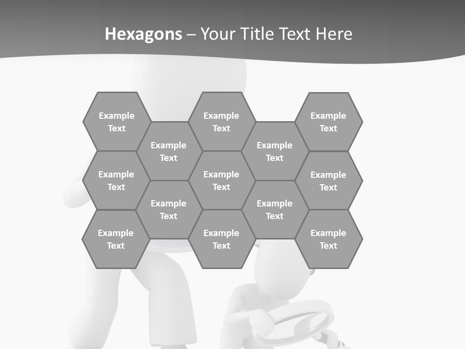 Close Up Render Magnifier PowerPoint Template