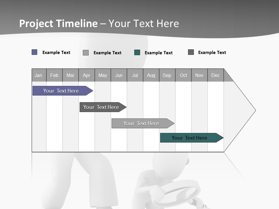 Close Up Render Magnifier PowerPoint Template