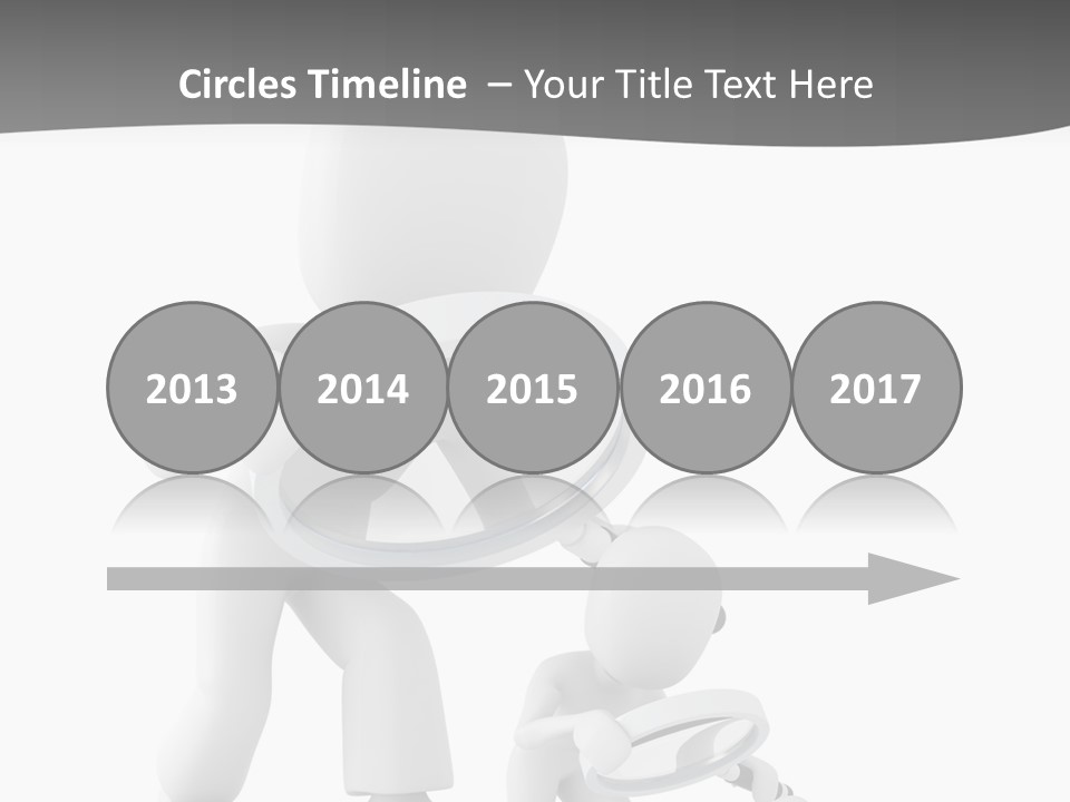 Close Up Render Magnifier PowerPoint Template