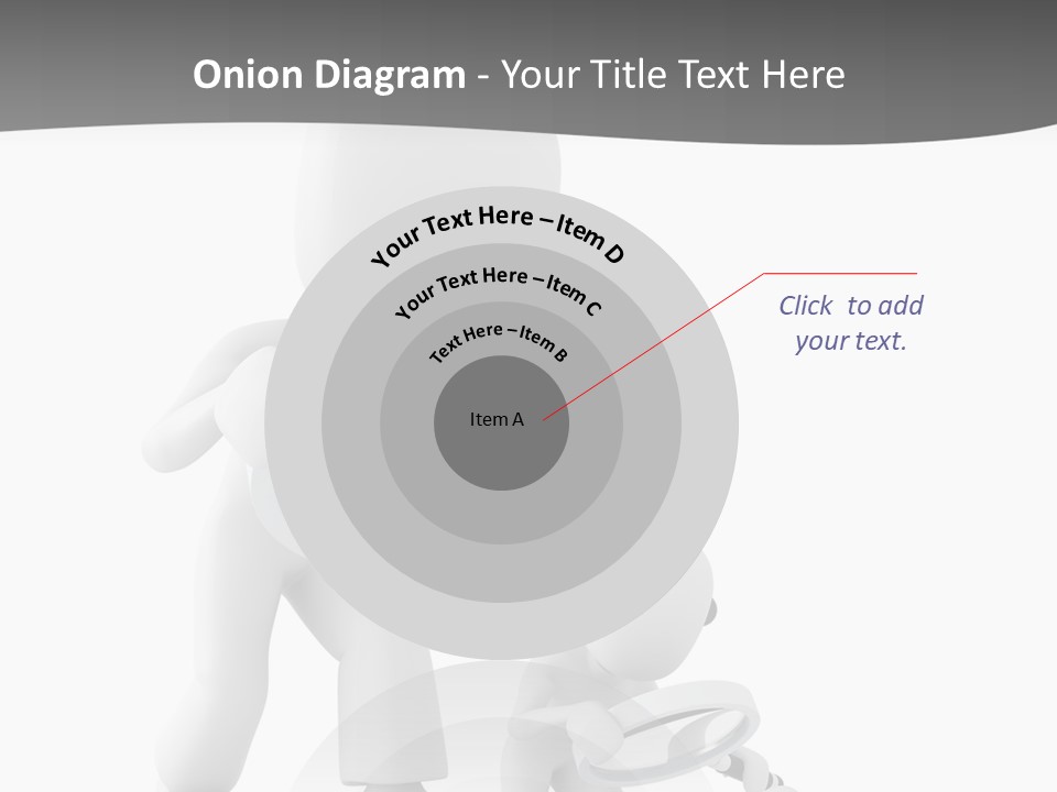 Close Up Render Magnifier PowerPoint Template