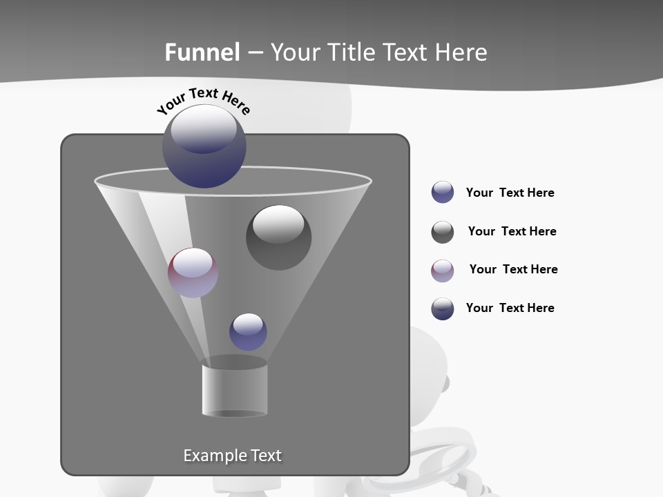 Close Up Render Magnifier PowerPoint Template
