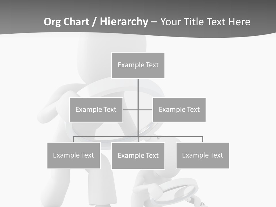 Close Up Render Magnifier PowerPoint Template