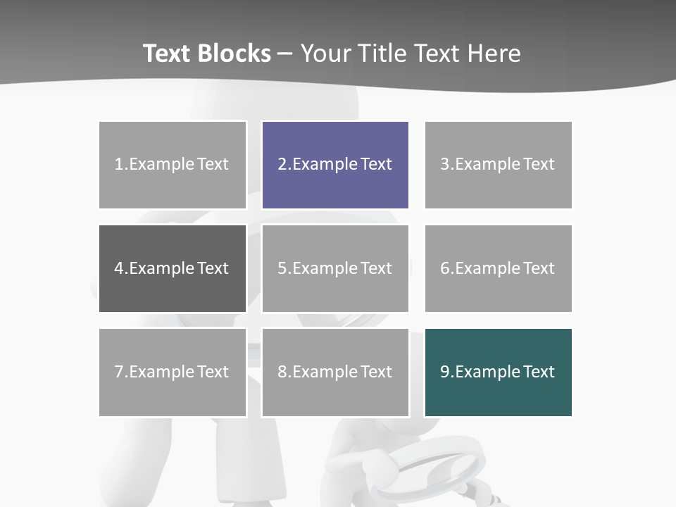 Close Up Render Magnifier PowerPoint Template