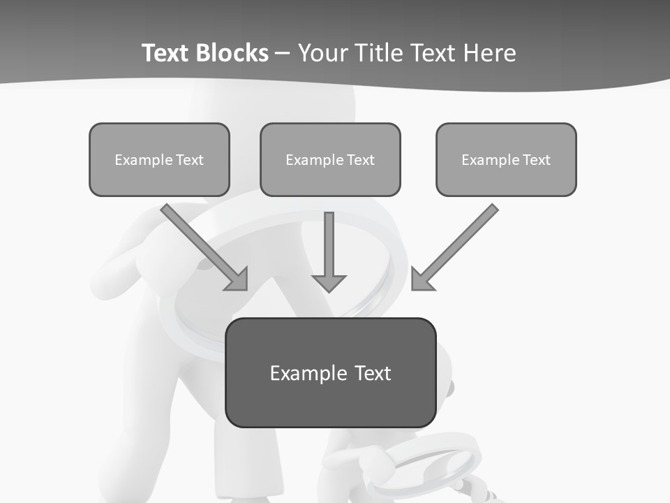 Close Up Render Magnifier PowerPoint Template
