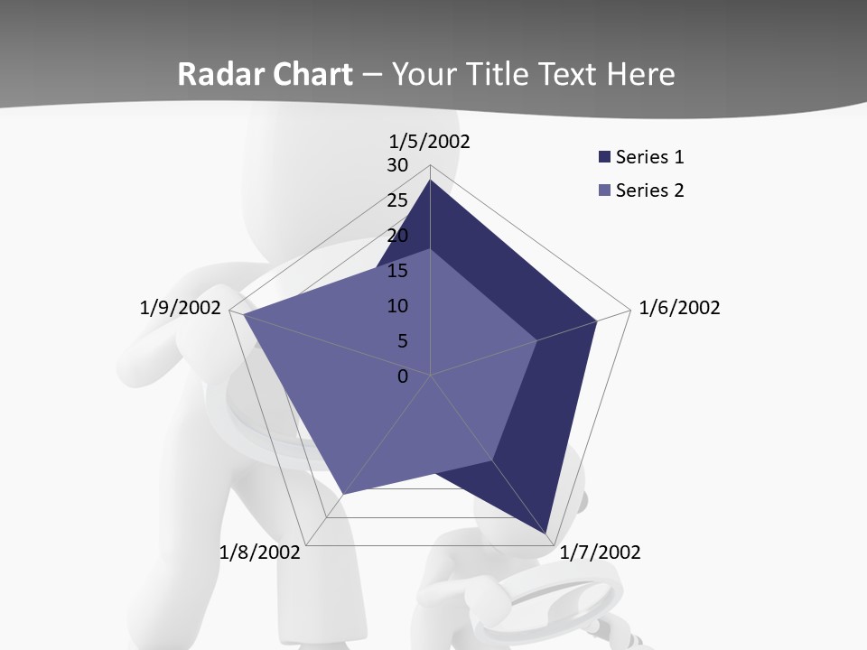 Close Up Render Magnifier PowerPoint Template