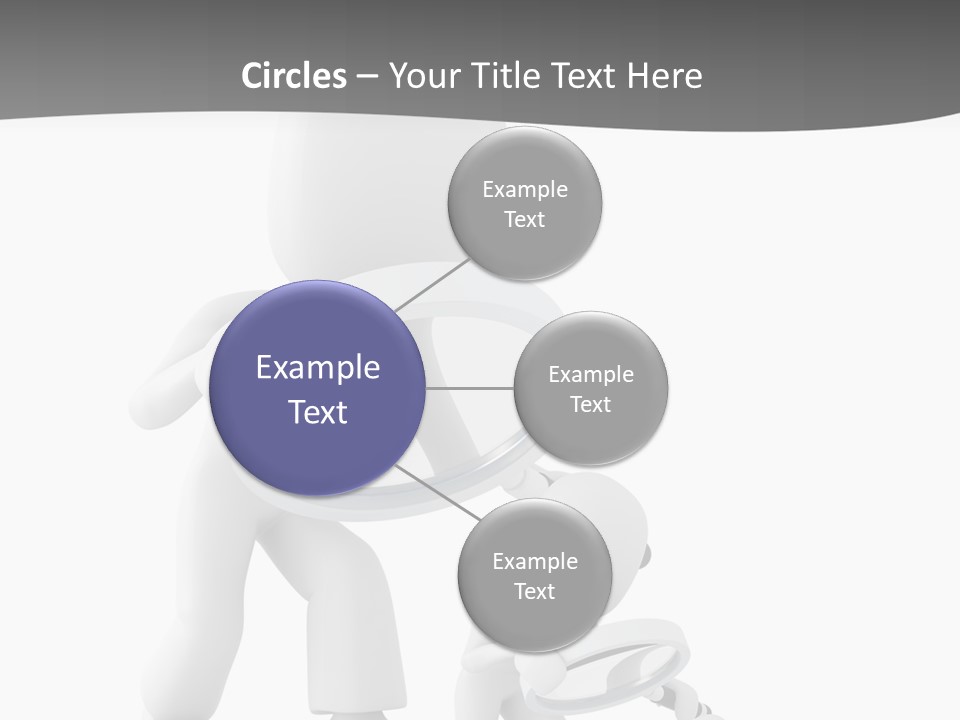 Close Up Render Magnifier PowerPoint Template