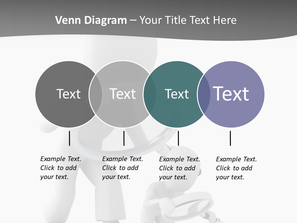 Close Up Render Magnifier PowerPoint Template