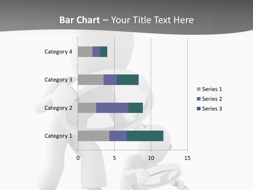 Close Up Render Magnifier PowerPoint Template