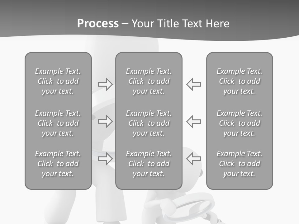Close Up Render Magnifier PowerPoint Template
