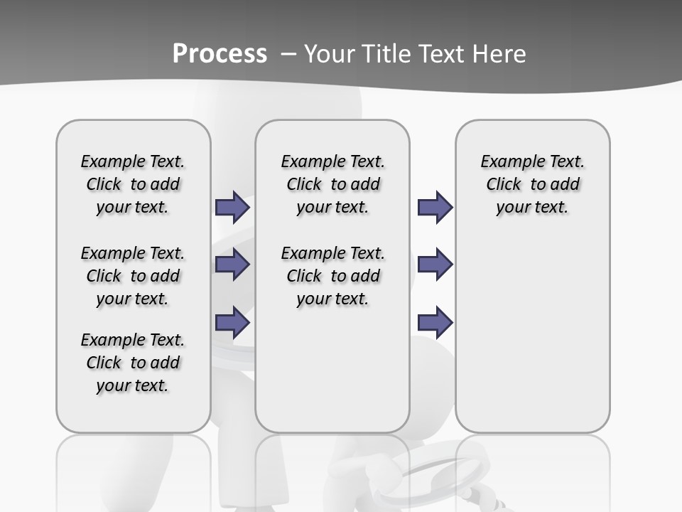 Close Up Render Magnifier PowerPoint Template