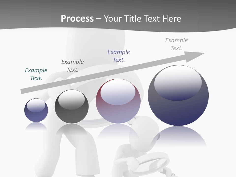 Close Up Render Magnifier PowerPoint Template