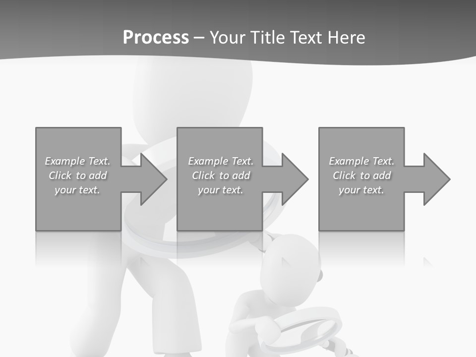 Close Up Render Magnifier PowerPoint Template