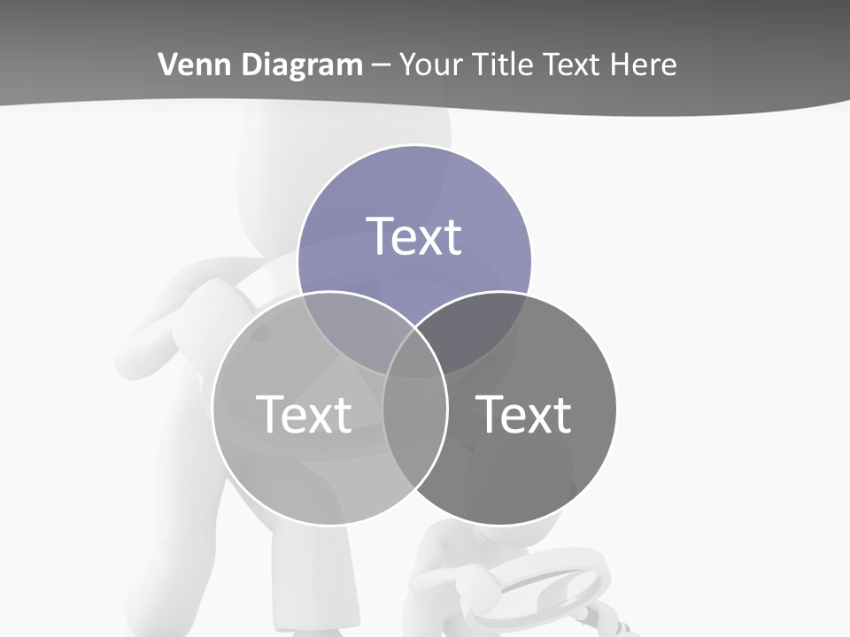 Close Up Render Magnifier PowerPoint Template