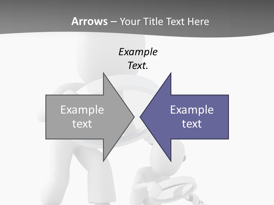 Close Up Render Magnifier PowerPoint Template