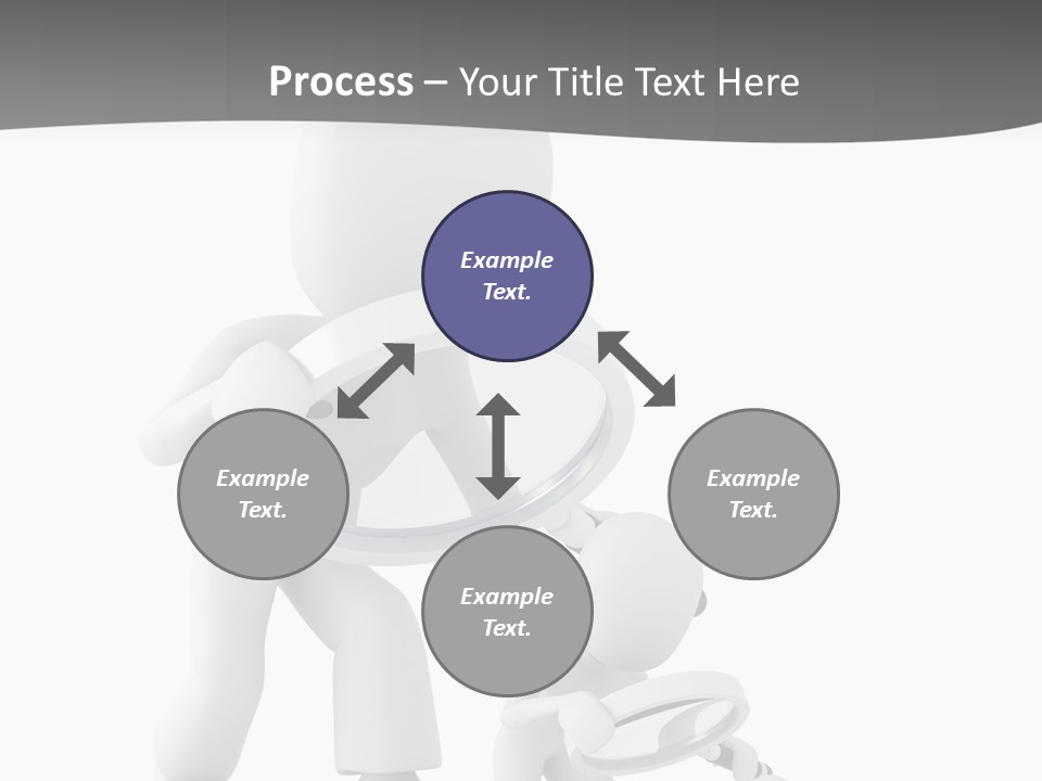 Close Up Render Magnifier PowerPoint Template