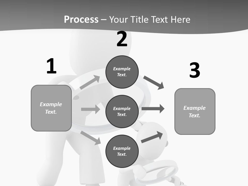 Close Up Render Magnifier PowerPoint Template