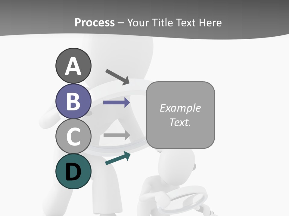 Close Up Render Magnifier PowerPoint Template