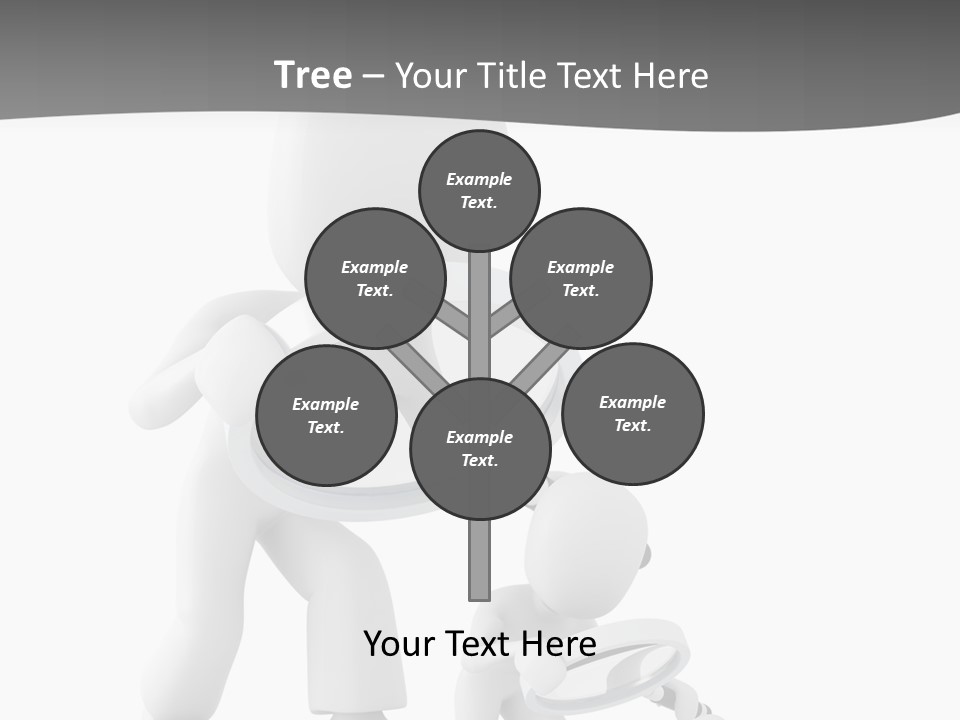Close Up Render Magnifier PowerPoint Template