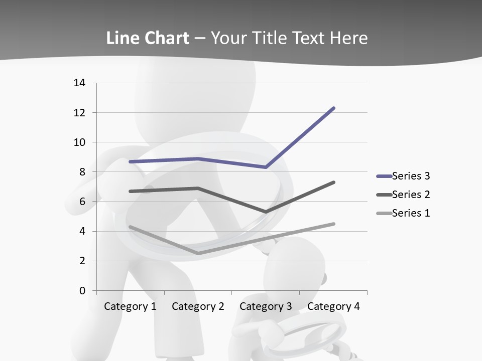 Close Up Render Magnifier PowerPoint Template