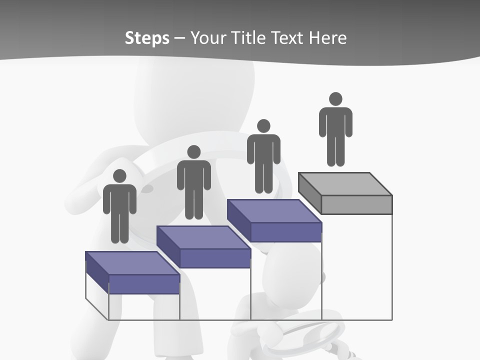 Close Up Render Magnifier PowerPoint Template