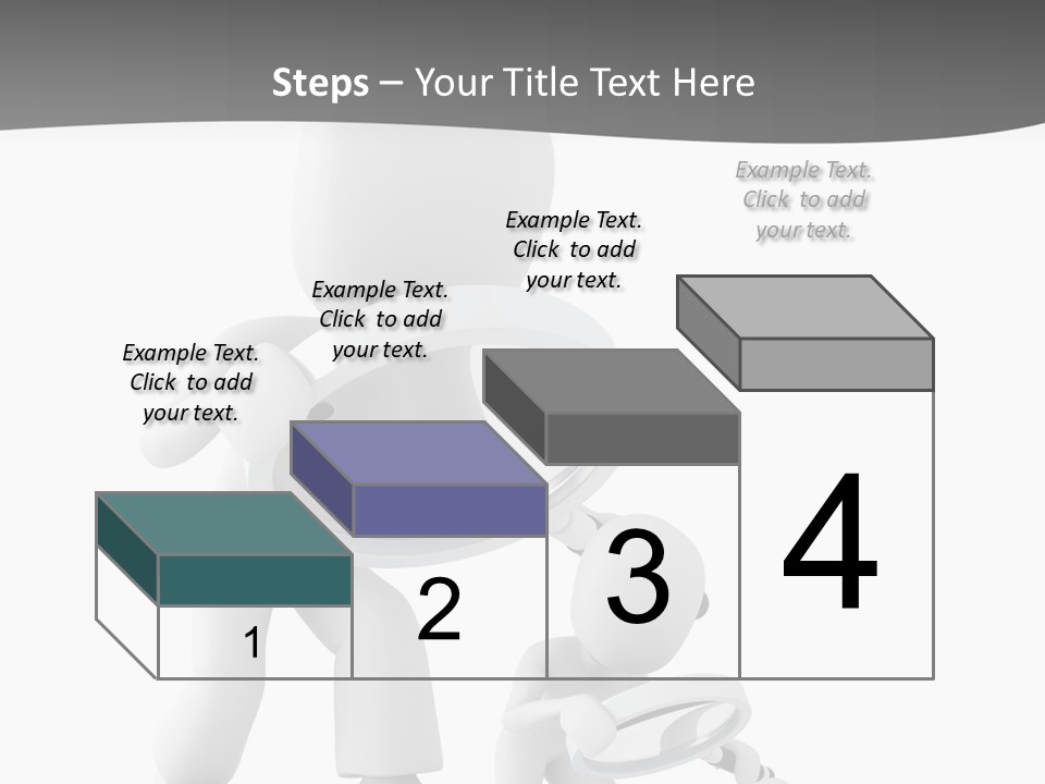 Close Up Render Magnifier PowerPoint Template