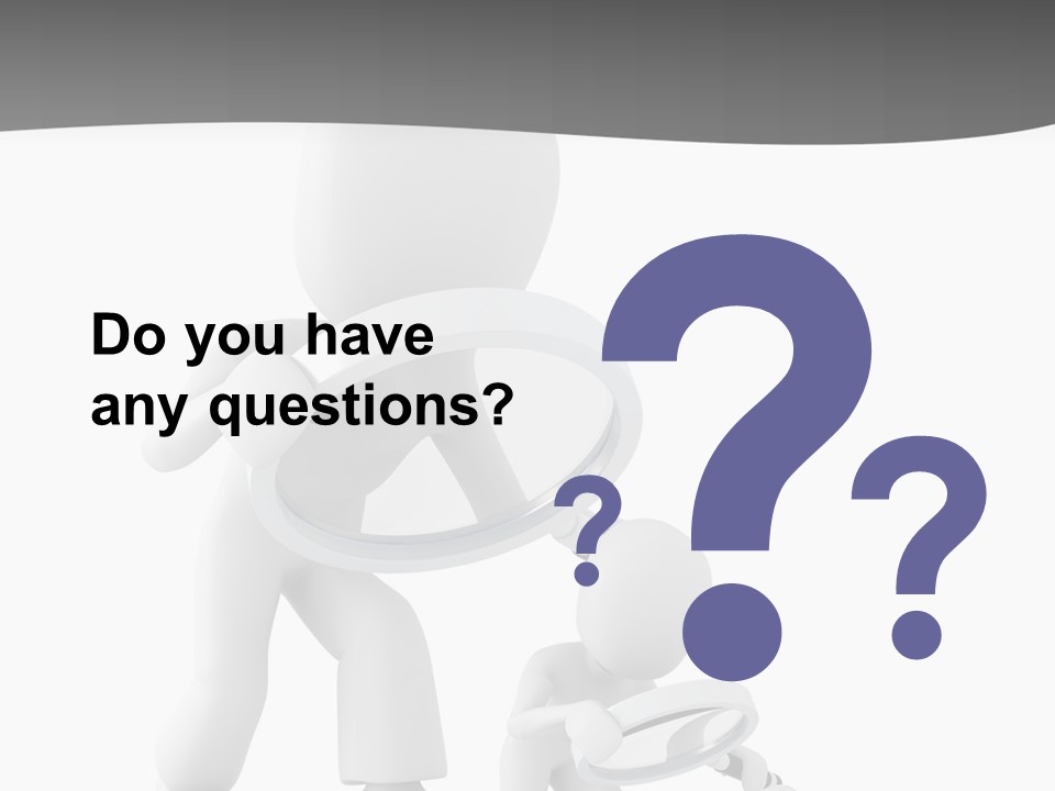 Close Up Render Magnifier PowerPoint Template