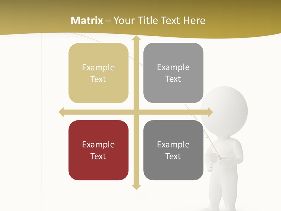 Leisure Sport Rod PowerPoint Template