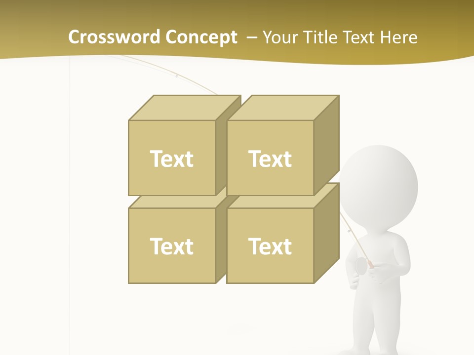 Leisure Sport Rod PowerPoint Template