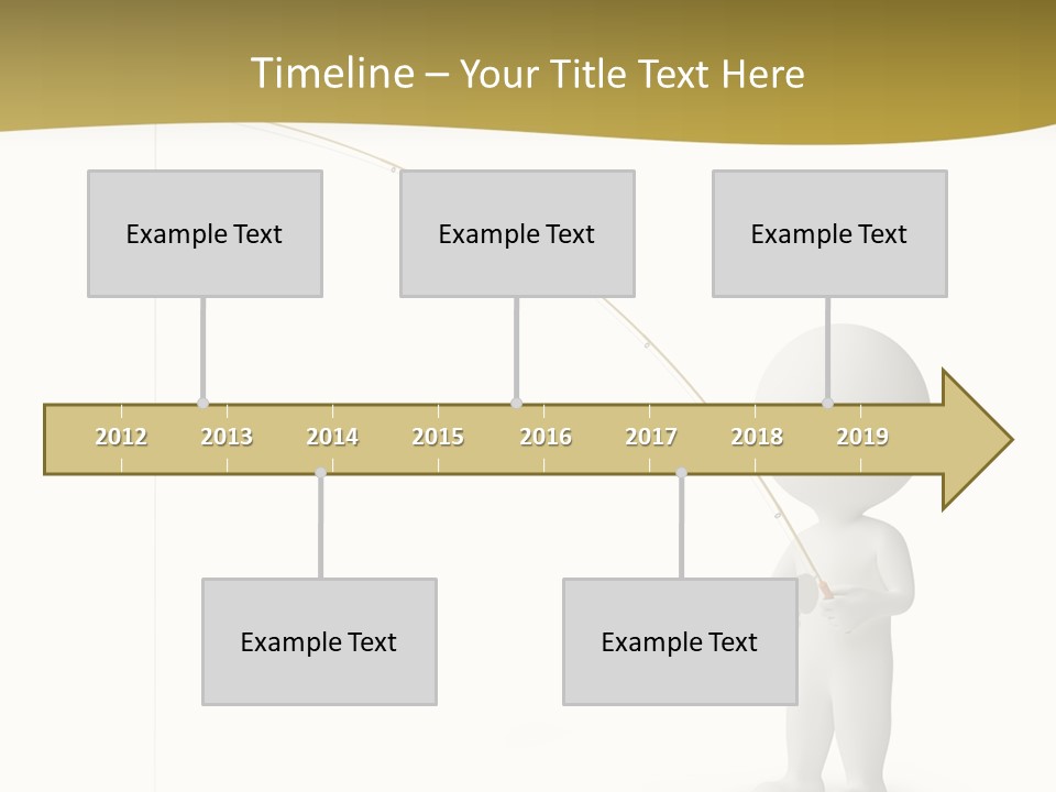 Leisure Sport Rod PowerPoint Template