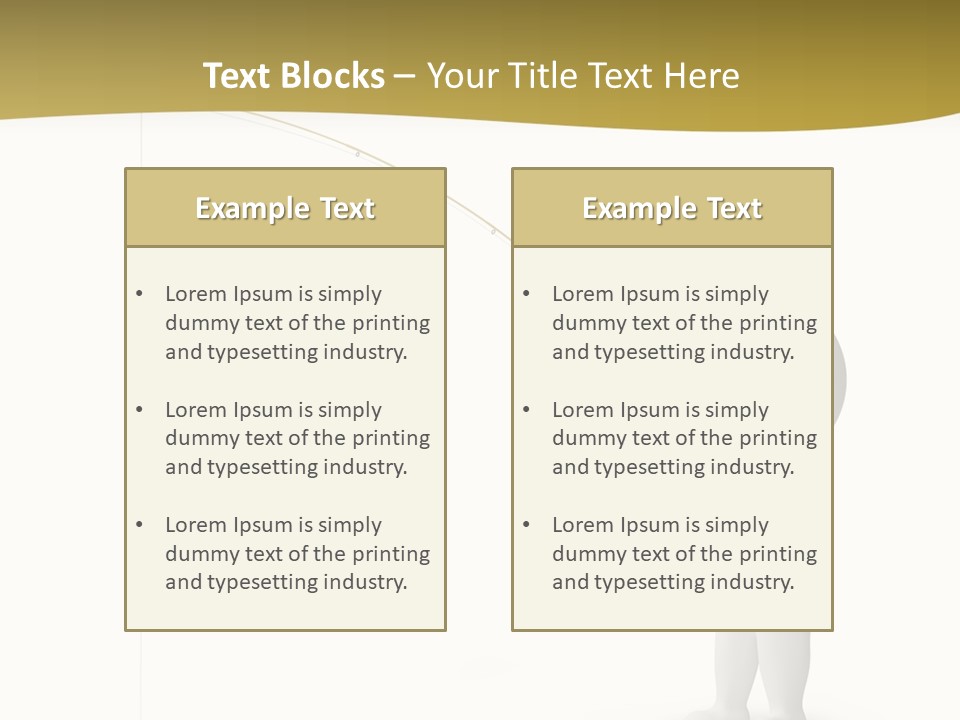 Leisure Sport Rod PowerPoint Template