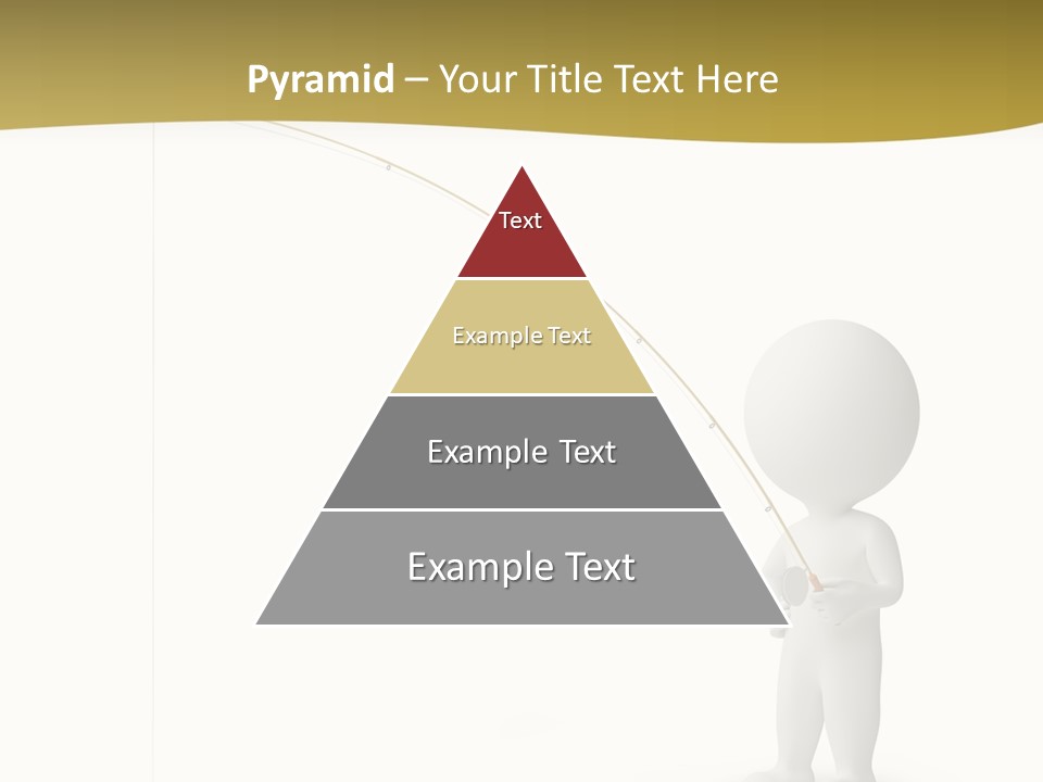 Leisure Sport Rod PowerPoint Template