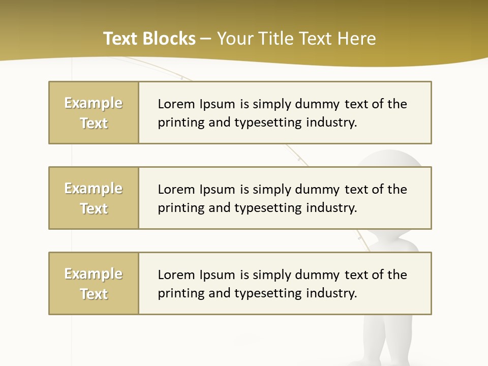 Leisure Sport Rod PowerPoint Template