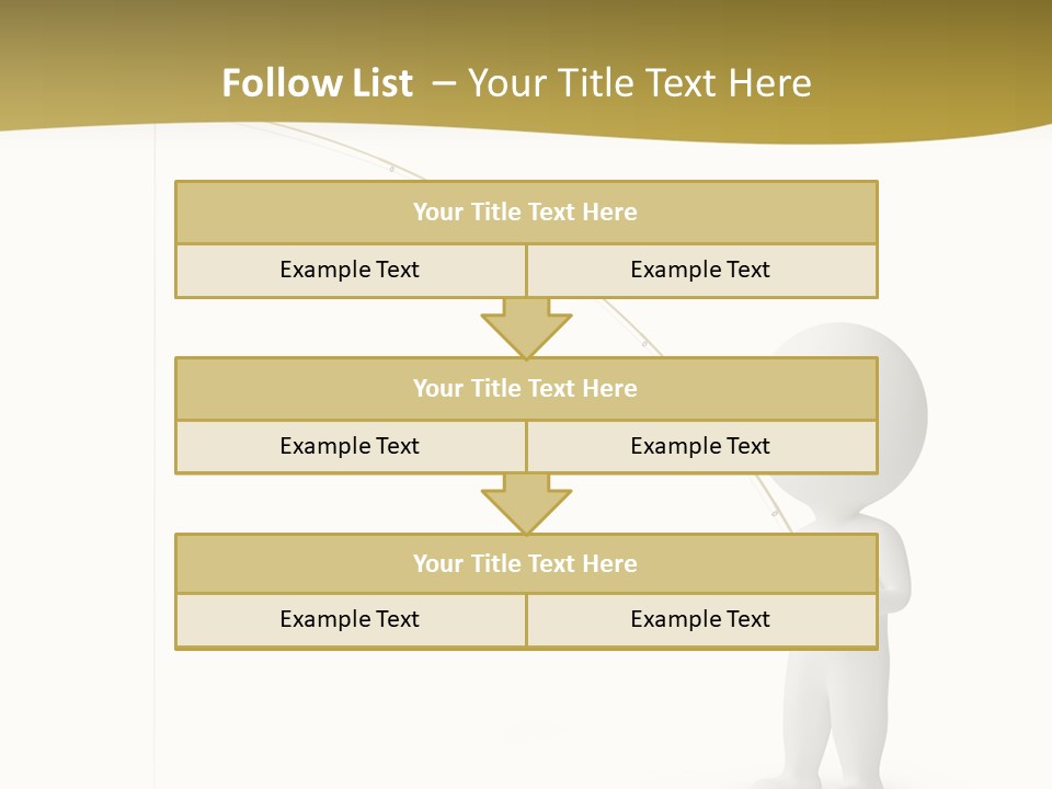 Leisure Sport Rod PowerPoint Template